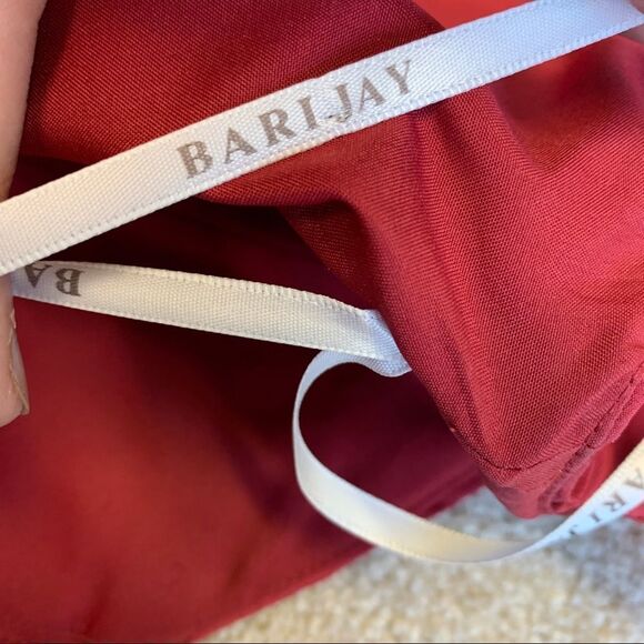 Bari Jay Red bridesmaid prom gown formal dress Sz 6🔥 - Picture 9 of 13